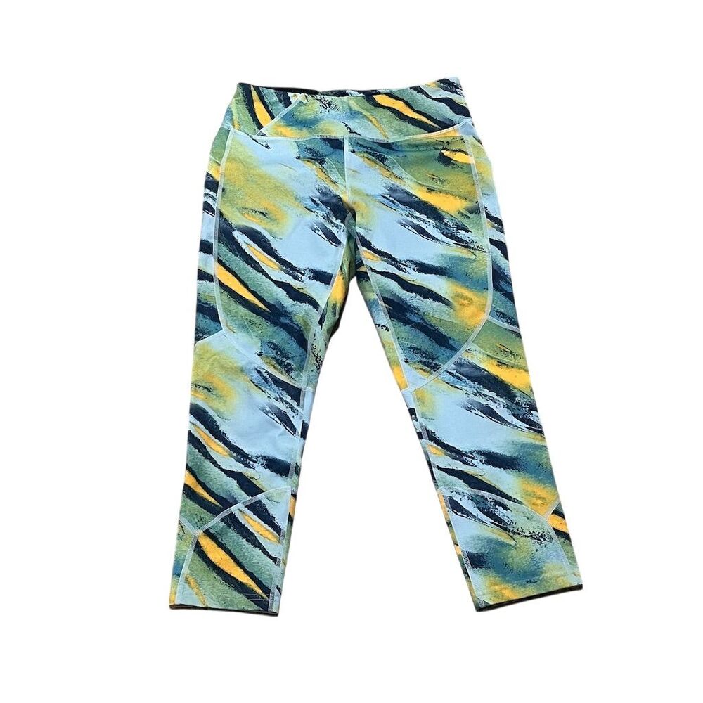 Oakley Women's Multicolor Print Leggings Size S Activewear Yoga Gym